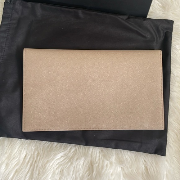 YSL Uptown Beige Pouch - Picture 10 of 16